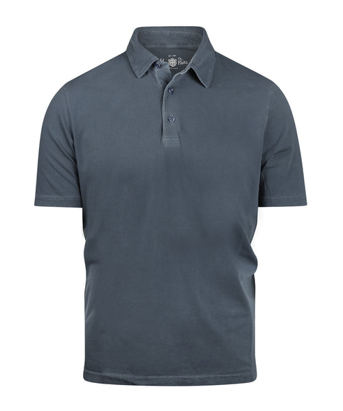 Casual Piqué Polo Short Sleeve | Navy Blue