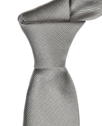 Zijden Stropdas | Antraciet Grijs