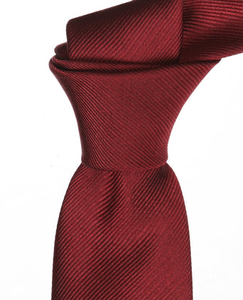 Silk Tie | Bordeaux Red