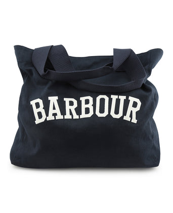 Barbour Logo Holiday Tote Bag | Blauw