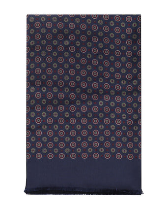 Scarf Silk/Wool | Blue