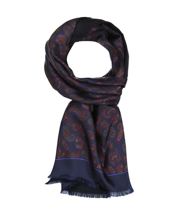 Scarf Silk/Wool | Blue