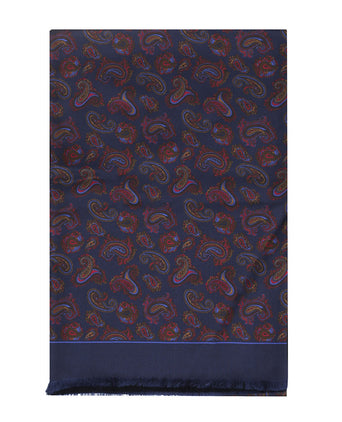 Scarf Silk/Wool | Blue
