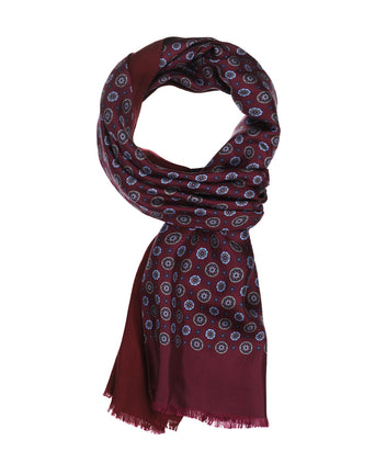 Scarf Silk/Wool | Red