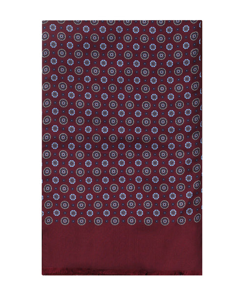 Scarf Silk/Wool | Red