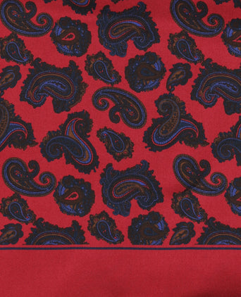 Scarf Silk/Wool | Red