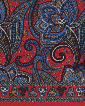 Scarf Silk/Wool | Red