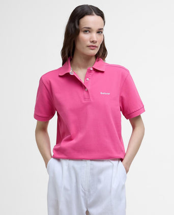 Barbour Bowford Polo Dames | Roze