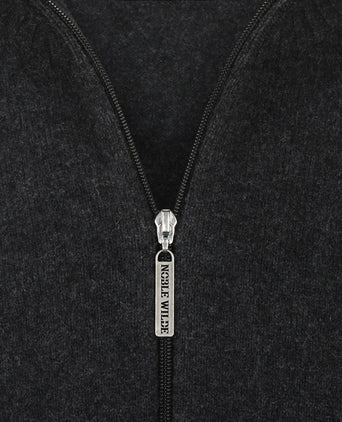 Noble Wilde Zip Vest | Anthracite Gray