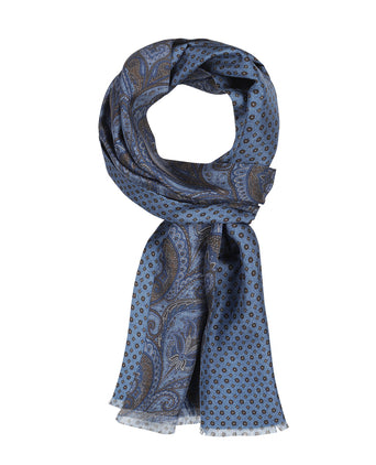 Scarf 100% Silk | Blue