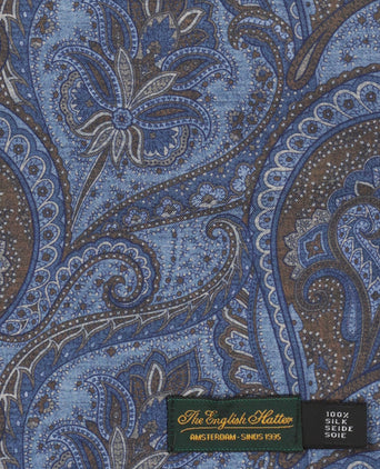 Scarf 100% Silk | Blue