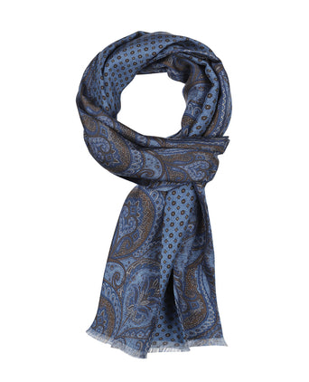 Scarf 100% Silk | Blue