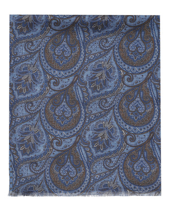 Scarf 100% Silk | Blue