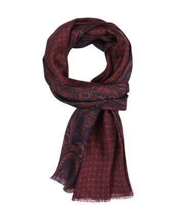 Scarf 100% Silk | Red