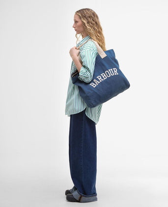 Emily Denim Tote Bag | Denim Blue