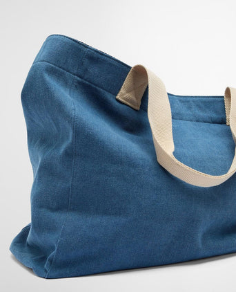 Emily Denim Tote Bag | Denim Blue