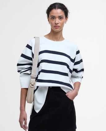 Delaney Striped Sweatshirt | Wit