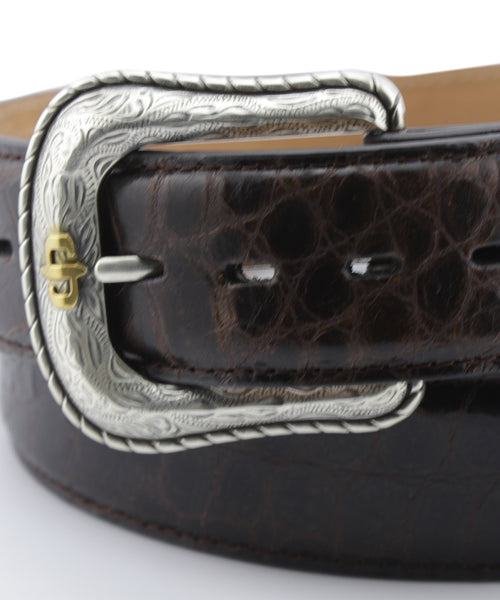 Stetson Belt Embossed Leather | Brown