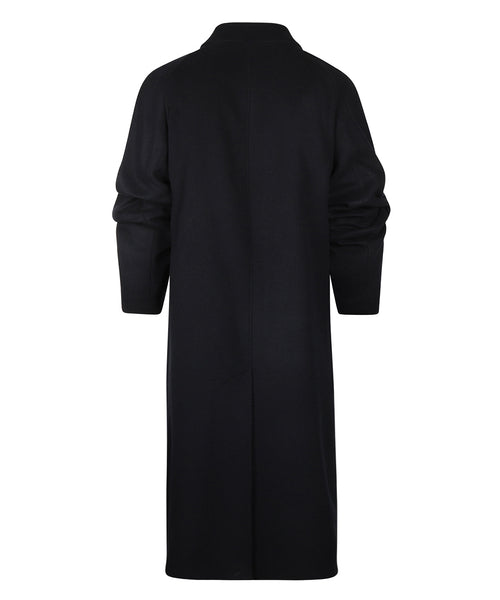 Long Coat 100% Cashmere | Navy Blue