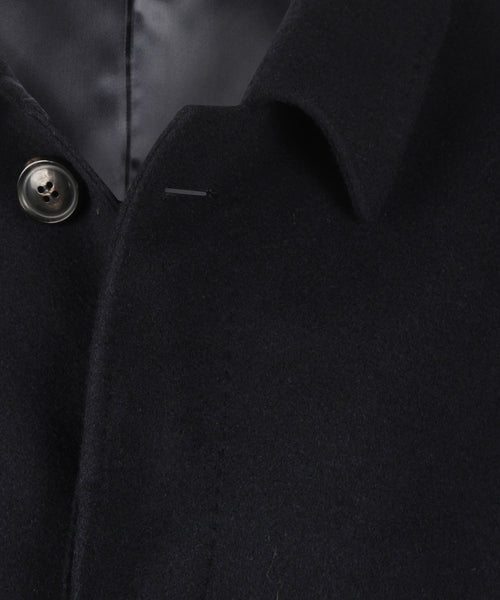 Long Coat 100% Cashmere | Navy Blue