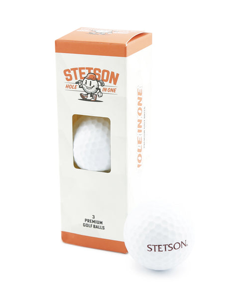 Stetson Premium Golf Balls | White