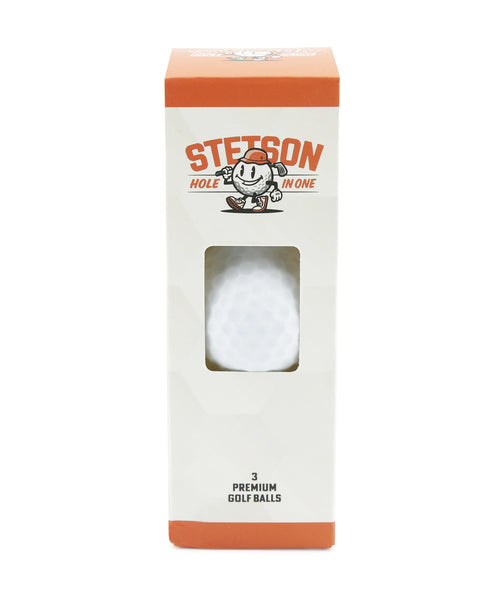 Stetson Premium Golf Balls | White