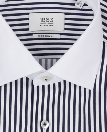 Eterna Shirt Double Cuff | Blue