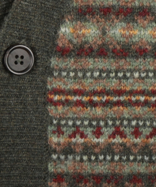 Alan Paine Spencer Fair Isle | Green