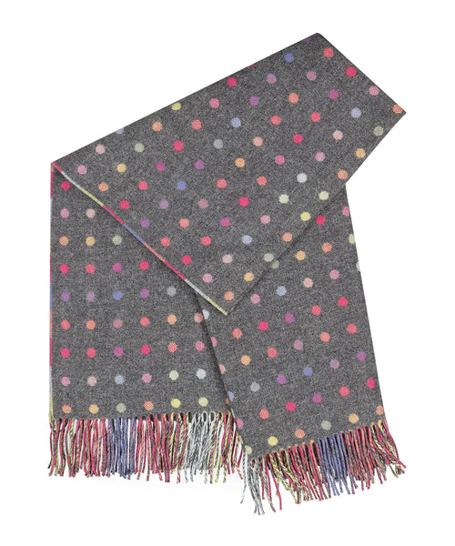 Lambswool Throw Blanket 140x180 cm | Grey