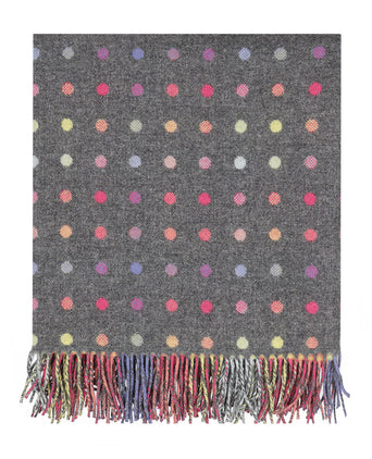 Plaid Lamswol 140x180 cm | Grijs