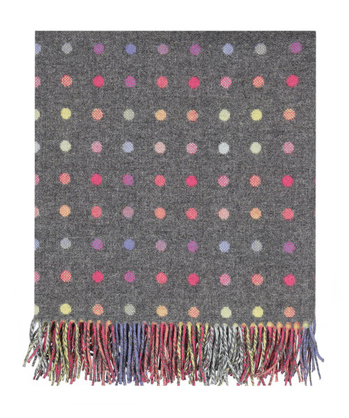 Lambswool Throw Blanket 140x180 cm | Grey