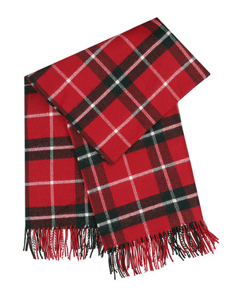 Plaid Lamswol 140x180 cm | Rood