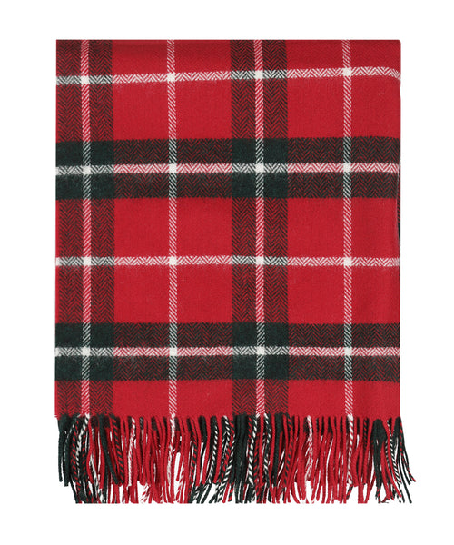 Lambswool Throw Blanket 140x180 cm | Red