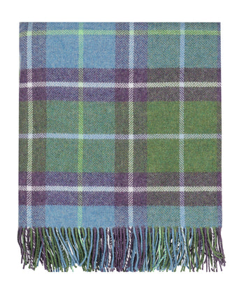 Plaid Lamswol 140x180 cm | Groen
