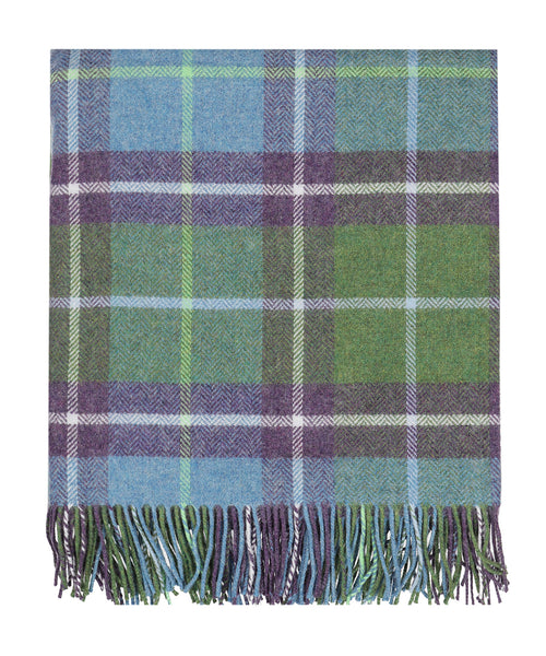 Lambswool Throw Blanket 140x180 cm | Green