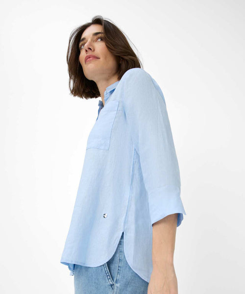 Brax Dames Blouse Vicki | Blauw