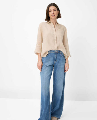 Brax Dames Blouse Vicki | Bruin