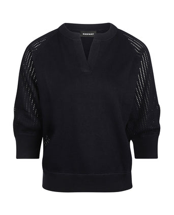 Repeat Women's V-Neck | Navy Blue