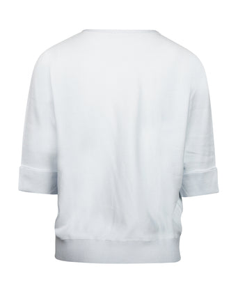 Loose Batwing Women's Sweater | Blue