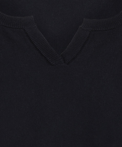 Losvallende Batwing Dames Pullover | Navy Blauw