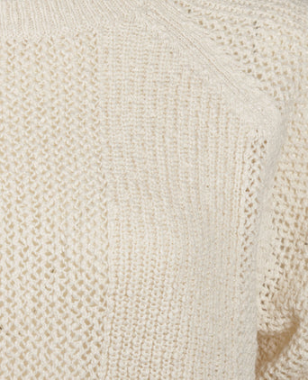 Repeat Women's Round Neck Sweater | Beige