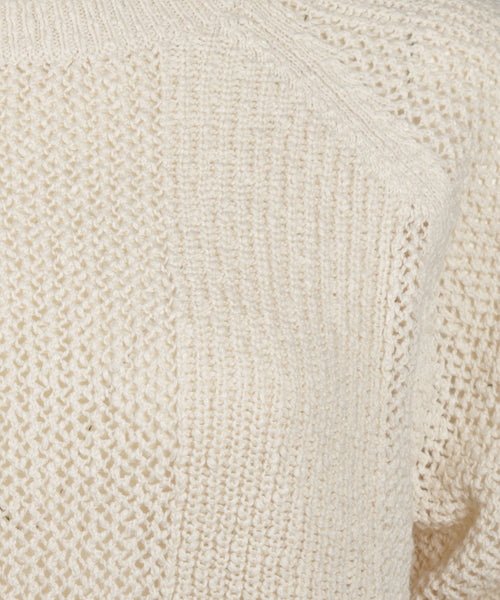 Repeat Women's Round Neck Sweater | Beige