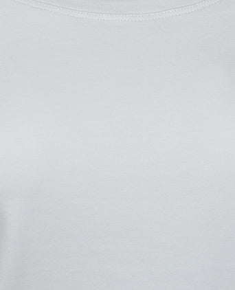 T-shirt Dames Opgerolde mouwen | Blauw