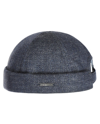 Stetson Docker Virgin Wool/Linen | Blue