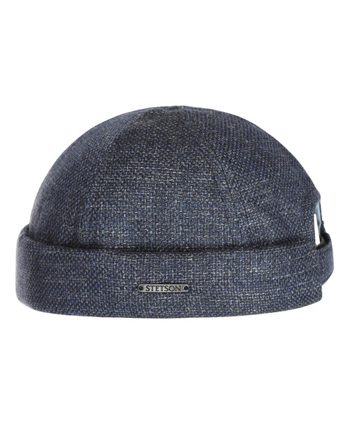 Stetson Docker Virgin Wool/Linen | Blauw