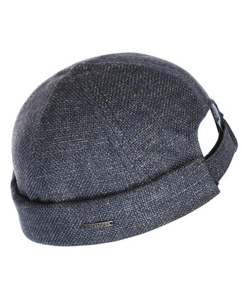 Stetson Docker Virgin Wool/Linen | Blue