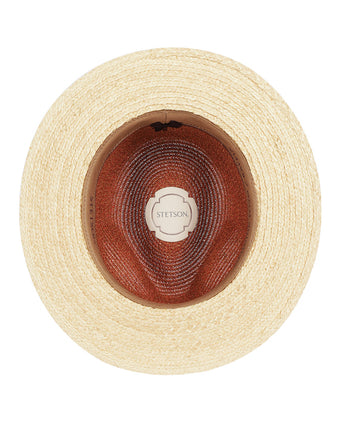 Twotone Toyo Traveller Raffia Hat | Brown