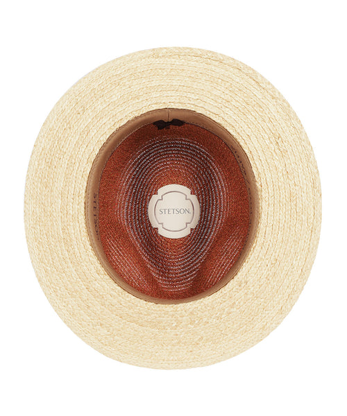 Twotone Toyo Traveller Raffia Hat | Brown