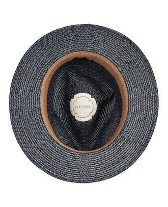 Pavelo Toyo Traveller Straw Hat | Navy Blue