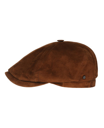 Stetson 6-Panel Cap Goat Suede | Brown